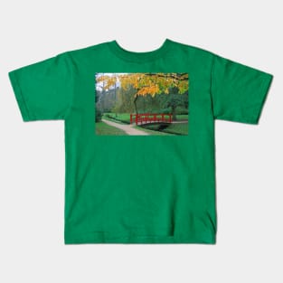 Red Bridge, Bournemouth Gardens Kids T-Shirt